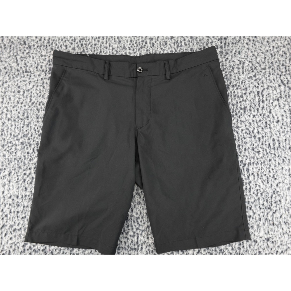 J.Lindeberg Somle Golf Shorts Mens 34 Black GMPA03812 Performance Activewear